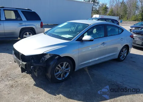 2017 Hyundai Elantra Se z USA, uszkodzony, nr VIN KMHD84LF9HU384846